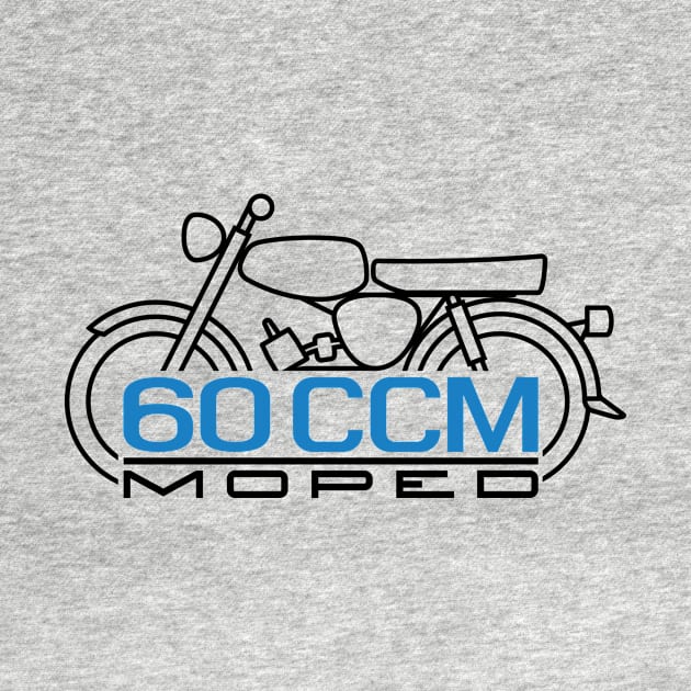 Moped S50 60cc Emblem (Black) by GetThatCar